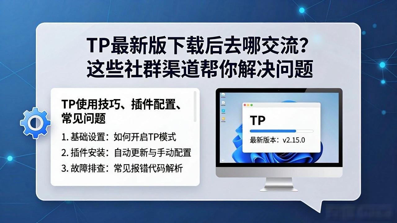 TP最新版下载后去哪交流？这些社群渠道帮你解决问题