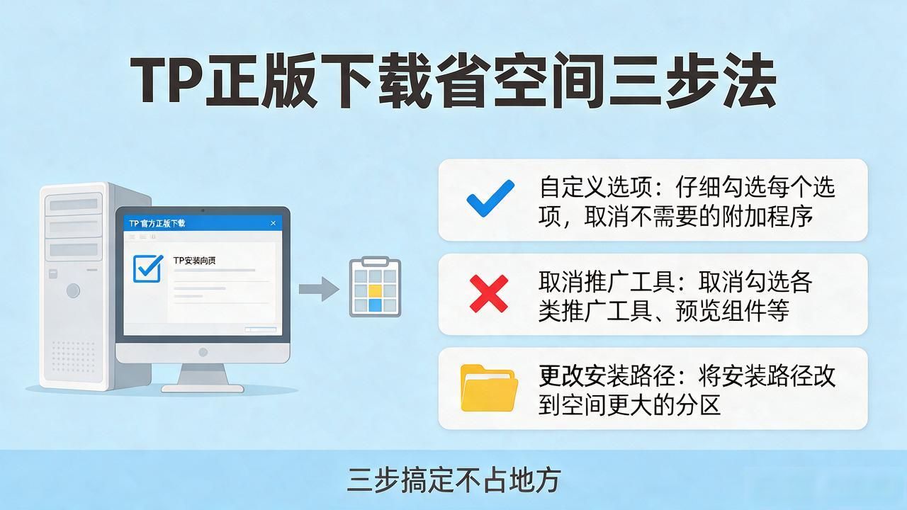 TP官方正版下载如何节省手机空间？三步搞定不占地方