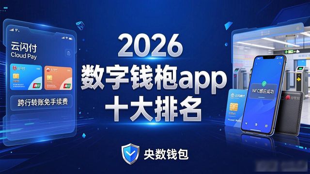央数钱包上榜！2026数字钱包app十大排名实用盘点