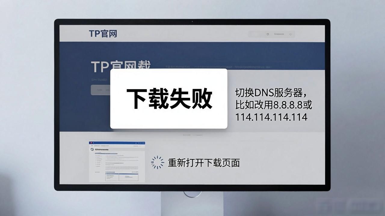 TP官网下载失败怎么办？网络故障自查全攻略