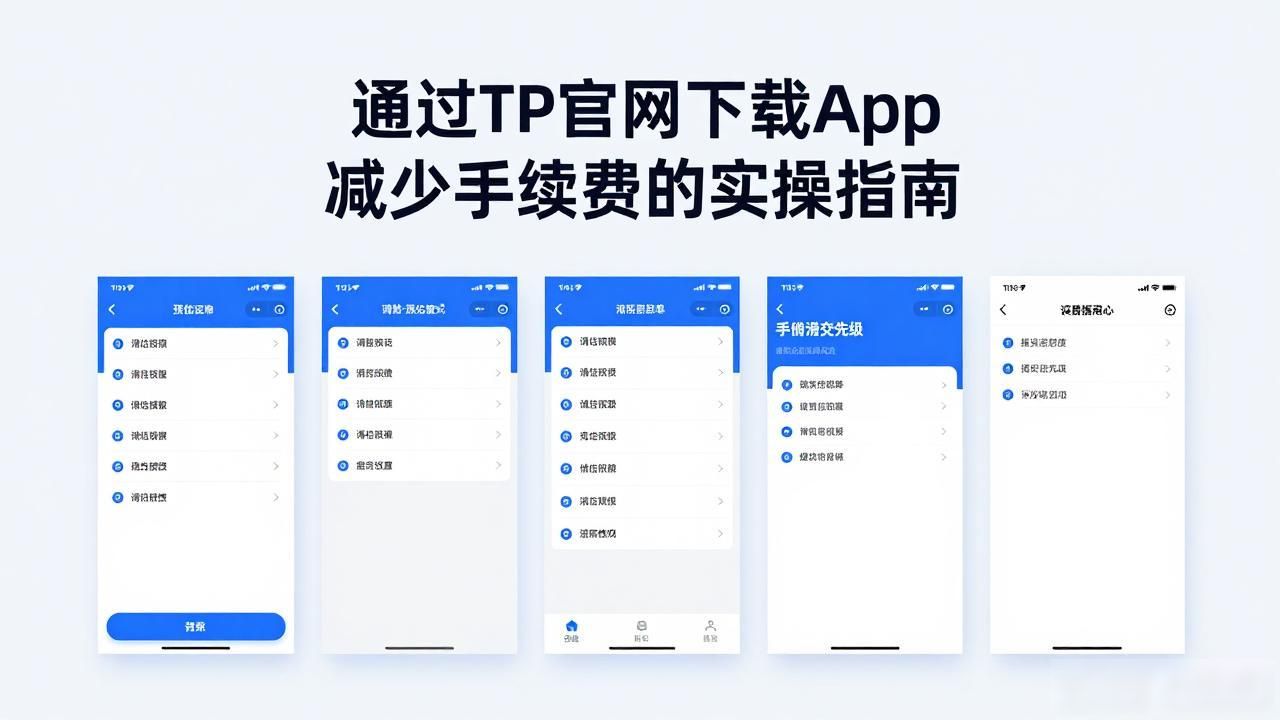 如何通过TP官方下载app降低交易成本_币圈手续费控制_官方渠道下载识别