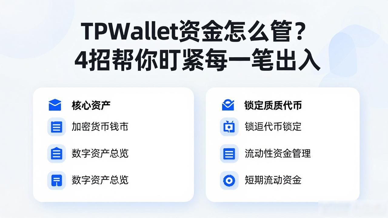 TPWallet资金怎么管？4招帮你盯紧每一笔出入