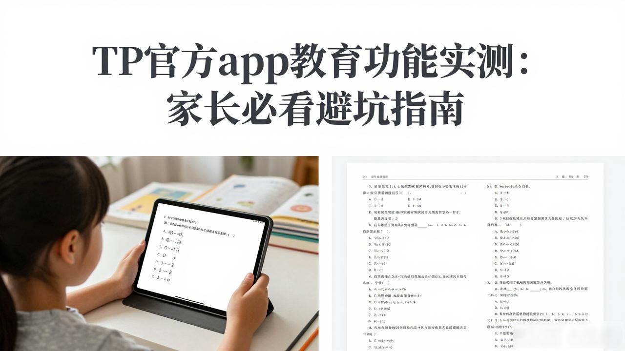 TP官方app教育功能实测：家长必看避坑指南