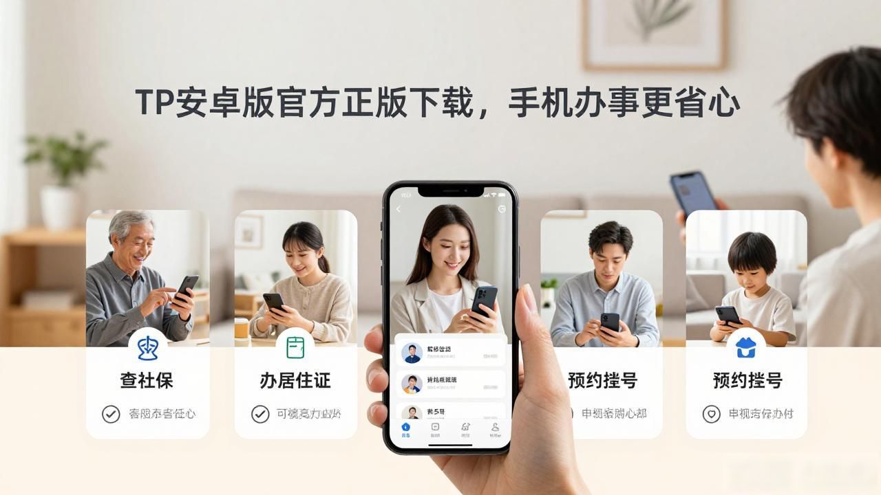 TP安卓版官方正版下载，手机办事更省心